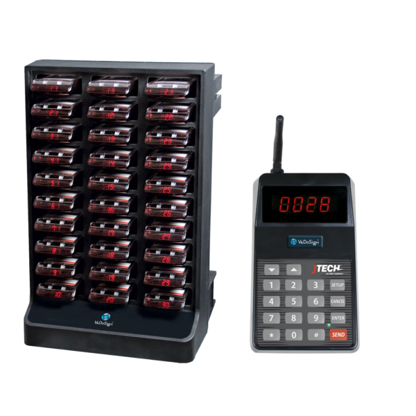 Basic Systeem Gasten Oproepsysteem Compleet Met 30 IQ Pagers