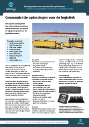 Brochure Logistiek Oproepsysteem VeDoSign