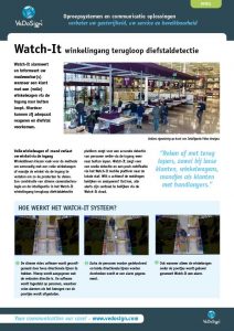 Brochure Watch It Winkelingang Terugloop Diefstaldetectie Pdf