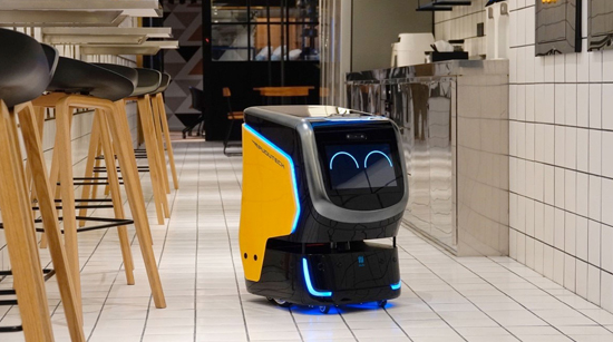 CleaningBot Schoonmaakrobot Dwijlt, Zuigt En Schrobt Zelfstandig Restaurant