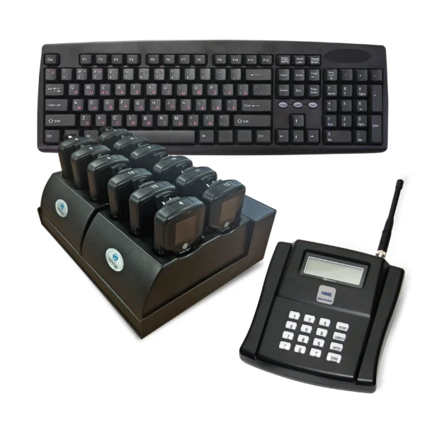 Compleet SmartCall Systeem Met 12 SmartCall Colour Belt Pagers