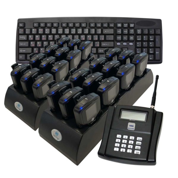 Compleet SmartCall Systeem Met 24 SmartCall Colour Belt Pagers