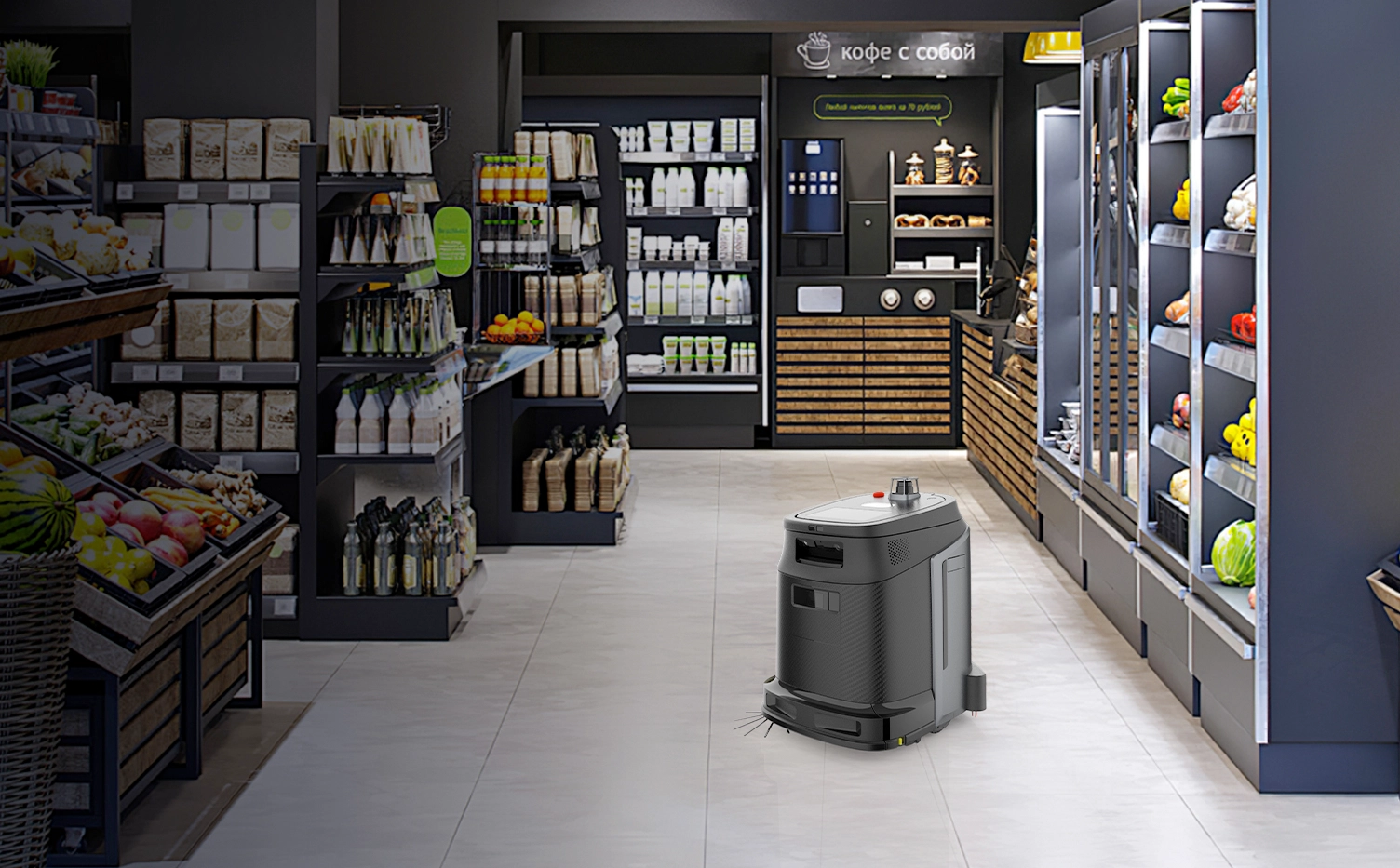 Gausium Phantas S1 4 In 1 Schoonmaakrobot Commerciële Robotvloerreiniger Voor Kleine Tot Middelgrote Ruimtes