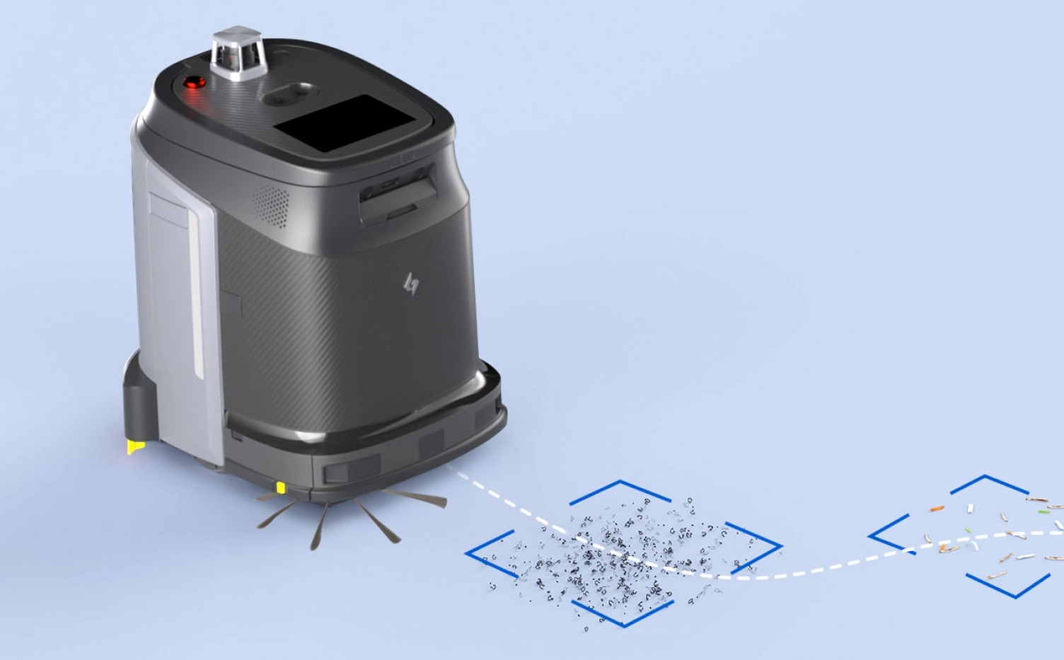 Gausium Phantas S1 4 In 1 Schoonmaakrobot Fucties Auto Spot Cleaning