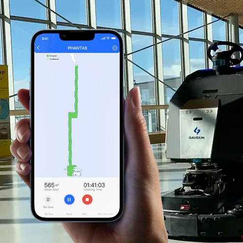Gausium Scrubber 75 Alles Op Uw Smartphone