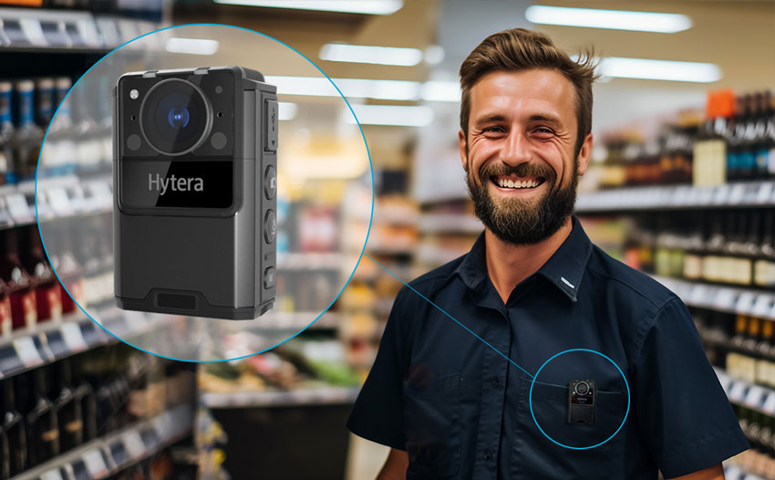 Hytera GC550 Veiligheid Retail Bodycam Winkel