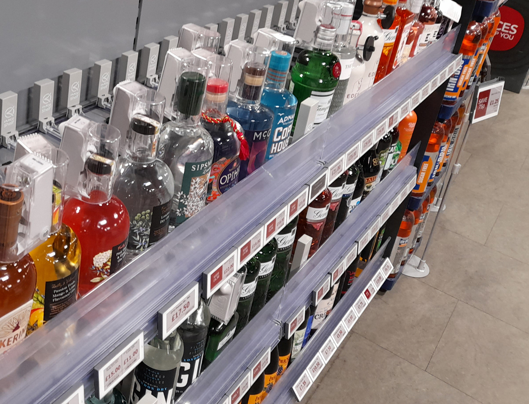 IMCo Smart Shelf Hook Intelligente Diefstalpreventie Alcohol Diefstal