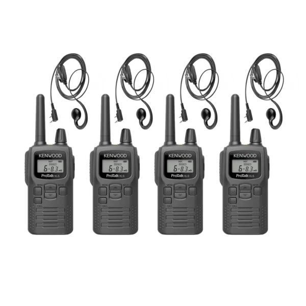 Kenwood PKT 300 Portofoon Compact Vergunningsvrij Met C Oortje K1 VIER