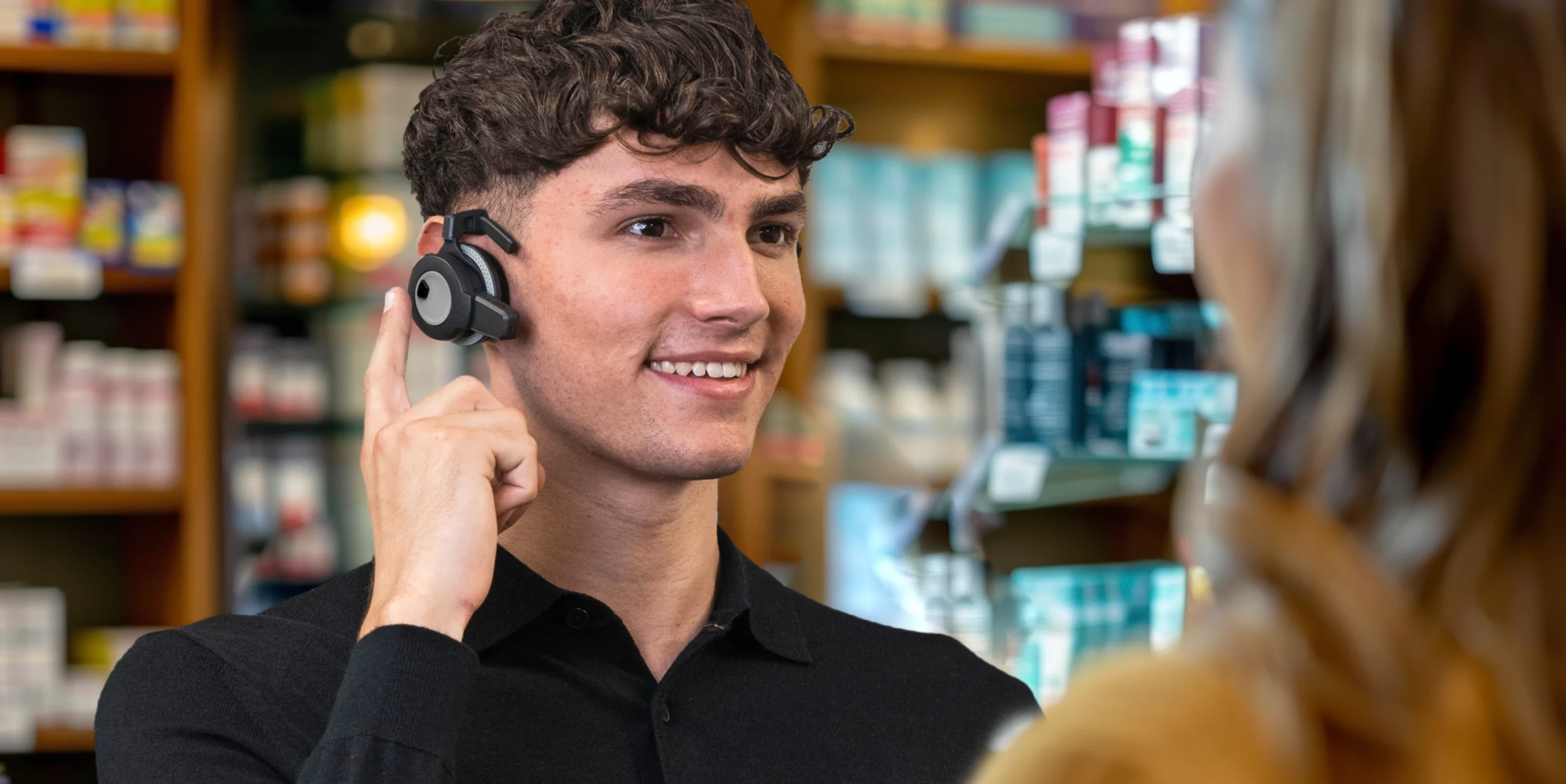 Klanten Goed Geholpen Door Draadloze Headset