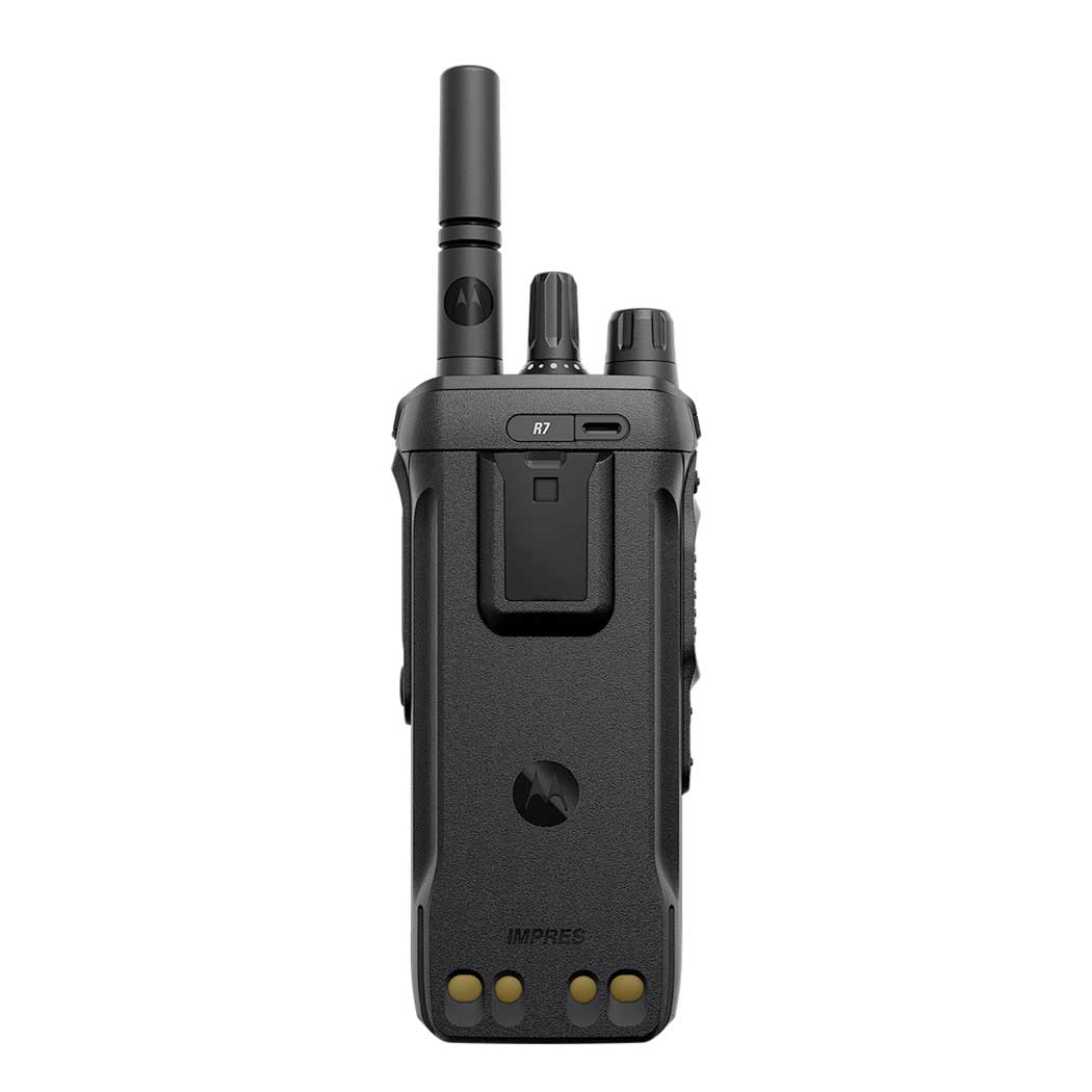 Portofoon Motorola R7 Non Keypad Premium UHF Achterzijde