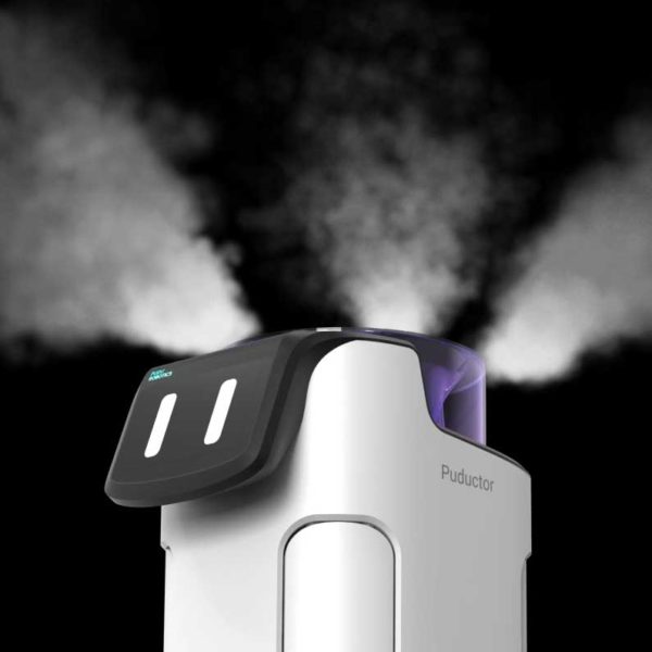 Puductor2 Desinfectie Robot VeDoSign Ultrasoon Droge Nevel Desinfectie Intro