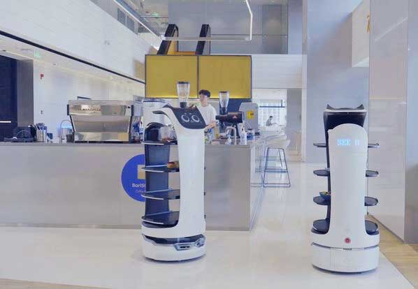 Robots Restaurant BellaBot Serveren Gasten Robot VeDoSign