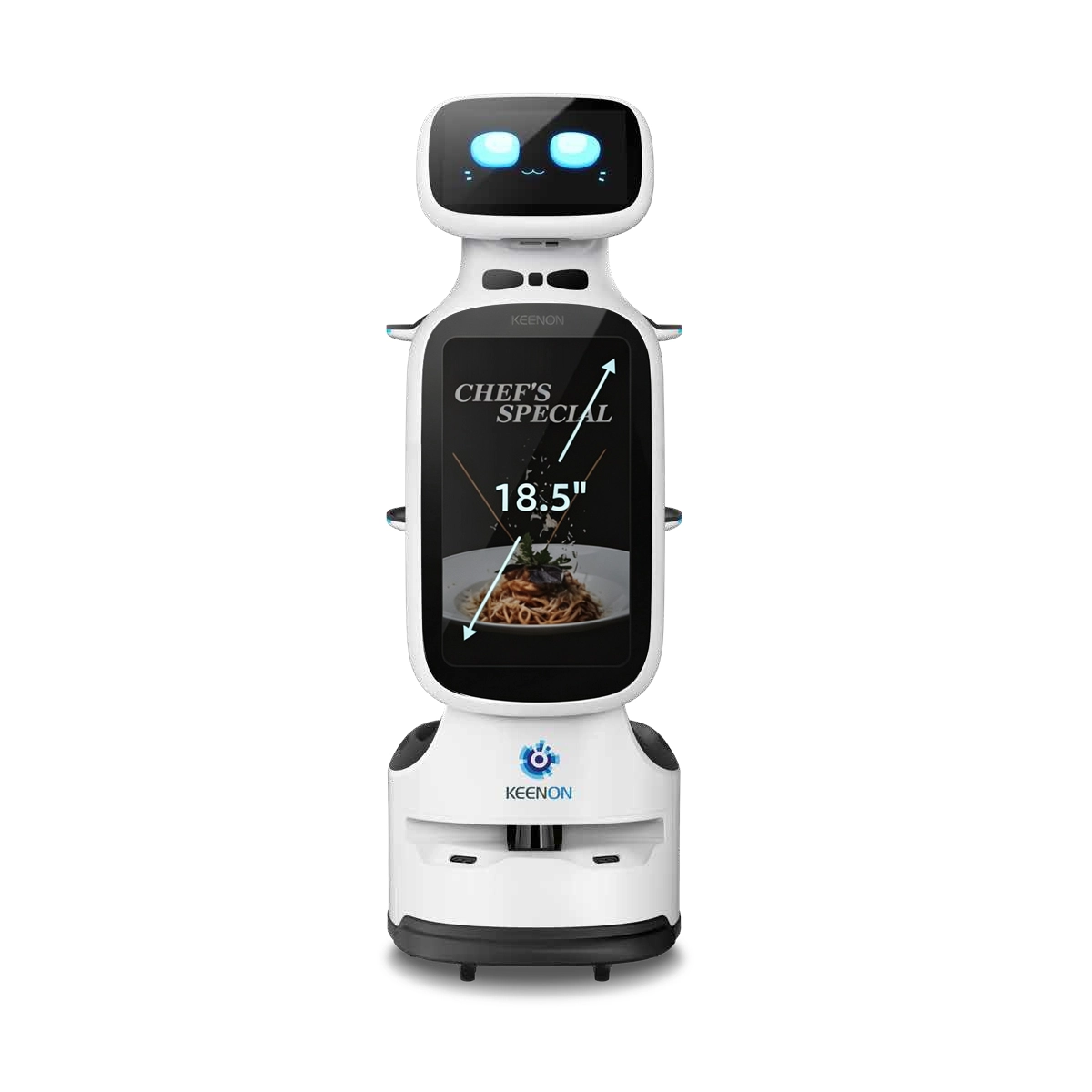T11 Delivery Promo Robot Voorzijde Promotiescherm T11 Delivery Promo Robot Voorzijde Promotiescherm
