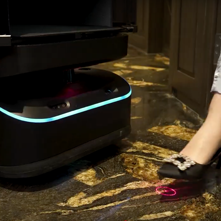 T3 Delivery Robot With Doors Hygiënische En Veilig voetbediening deur