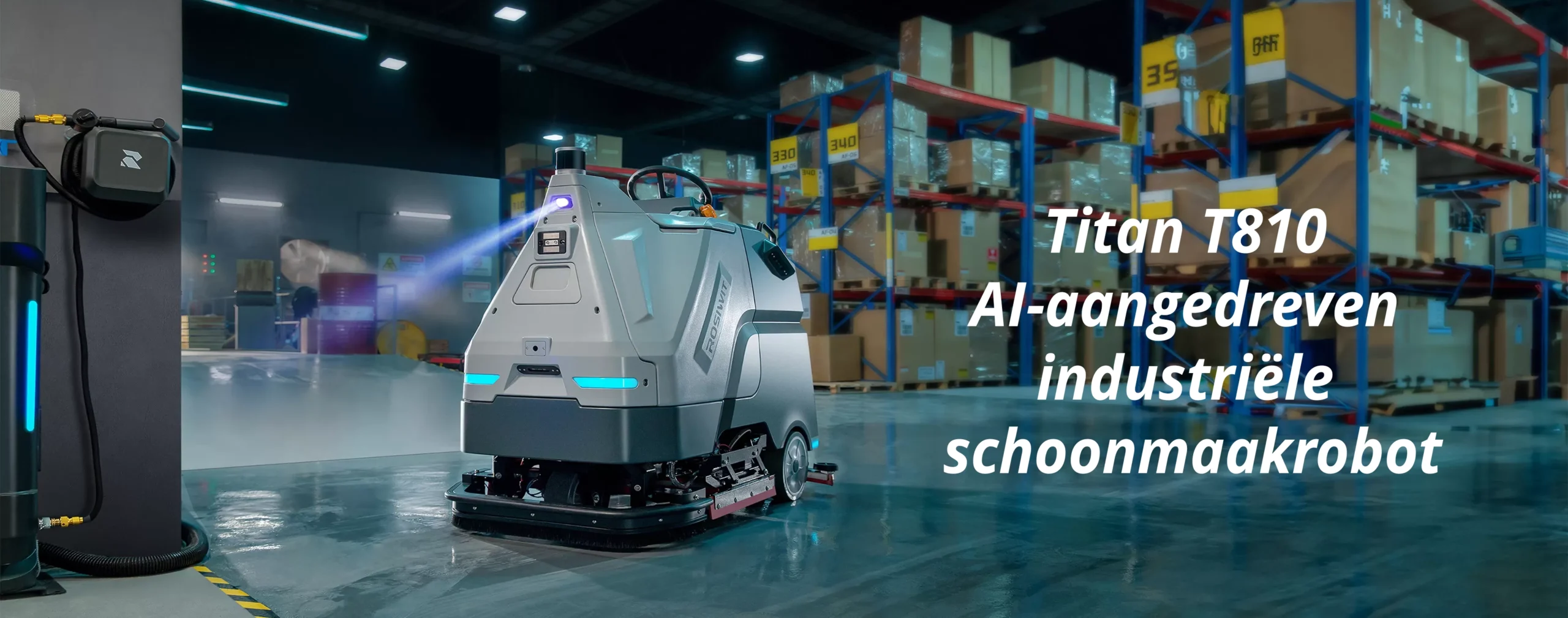 Titan T810 Is Een Krachtige Industriële Schoonmaakrobot AI