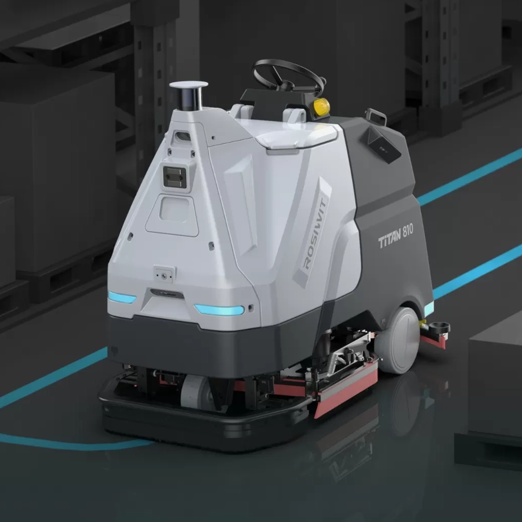 Titan T810 Is Een Krachtige Industriële Schoonmaakrobot Cloud Based And Digital Management