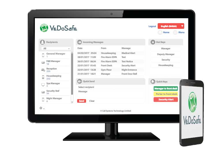 VeDoSafe Allround Connectivity Pakket Connecting Screen