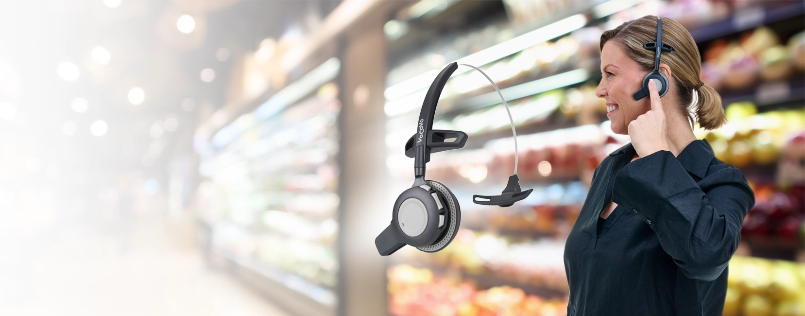 Vocovo Draadloze Headsets Retail VeDoSign