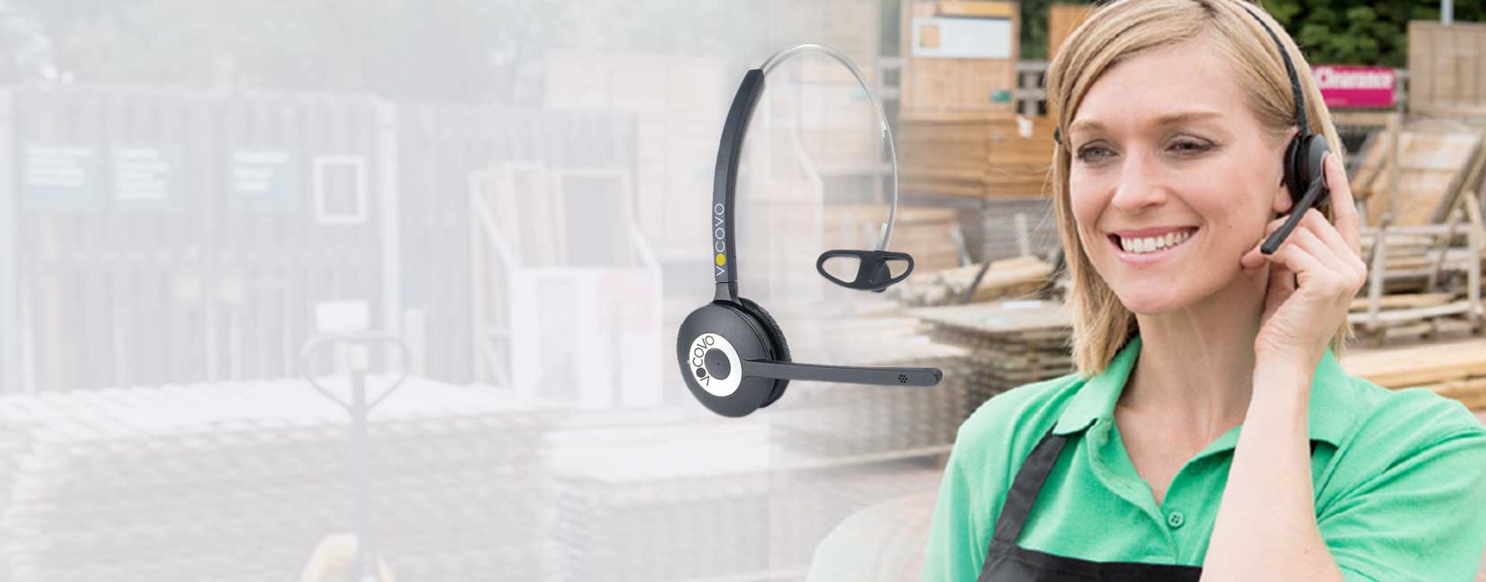 Vocovo Draadloze Headsets Retail VeDoSign