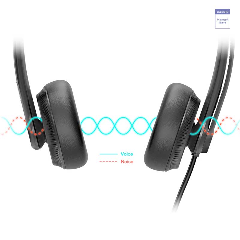 Yealink UH34 Dual Teams Microsoft Teams Ultra Noise Cancelling